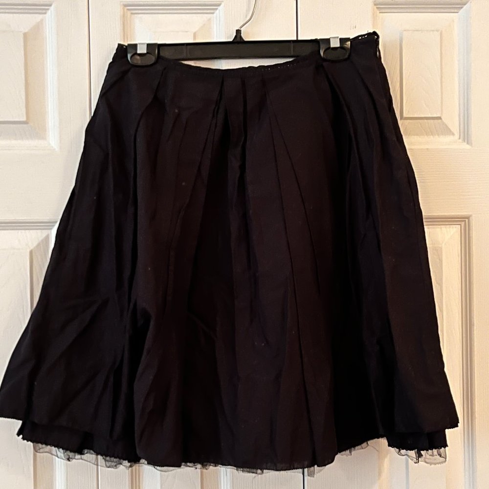 Odille for Anthropologie Black Skirt (size 6)